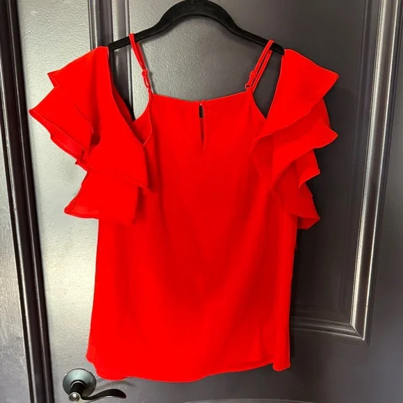 Sugarlips Scarlet Ruffle Sleeve Blouse - Picture 4 of 5